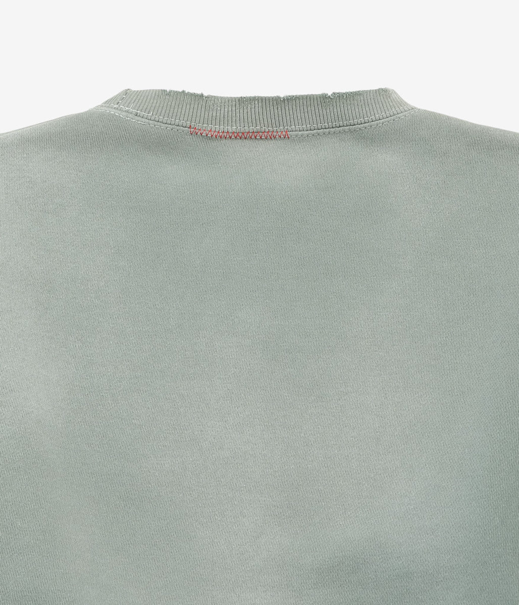 MOOJI MOOJI ''CLASSIC CREWNECK AGED'' (EMERALD GREEN)
