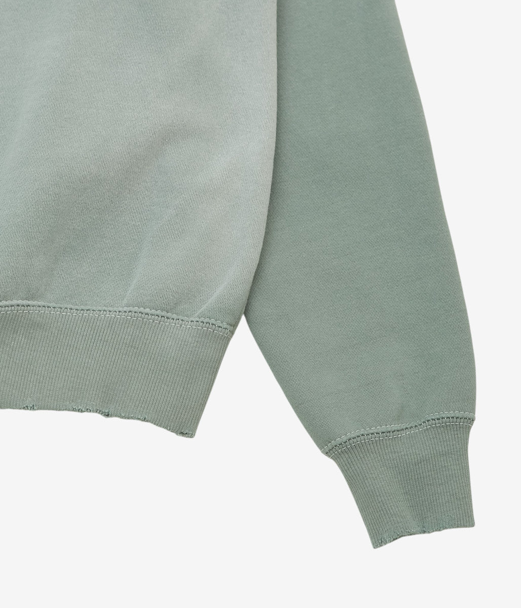 MOOJI MOOJI ''CLASSIC CREWNECK AGED'' (EMERALD GREEN)