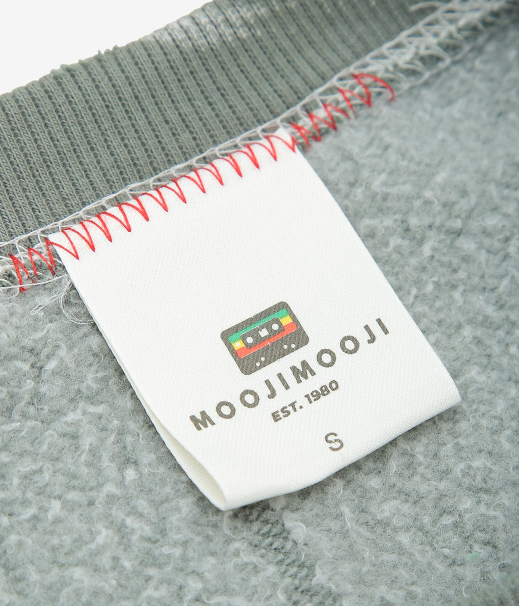 MOOJI MOOJI ''CLASSIC CREWNECK AGED'' (EMERALD GREEN)