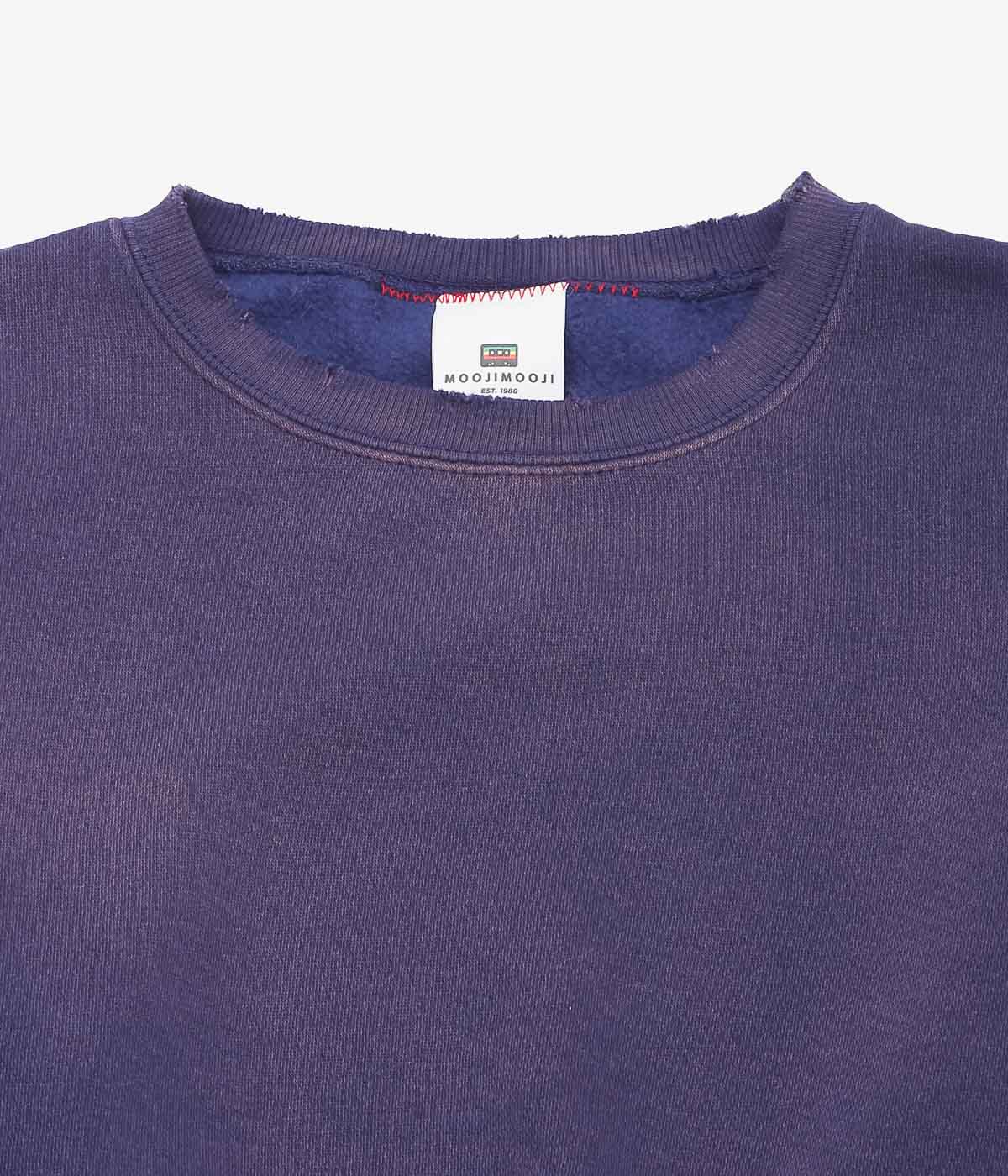 MOOJI MOOJI ''CLASSIC CREWNECK AGED'' (NAVY)