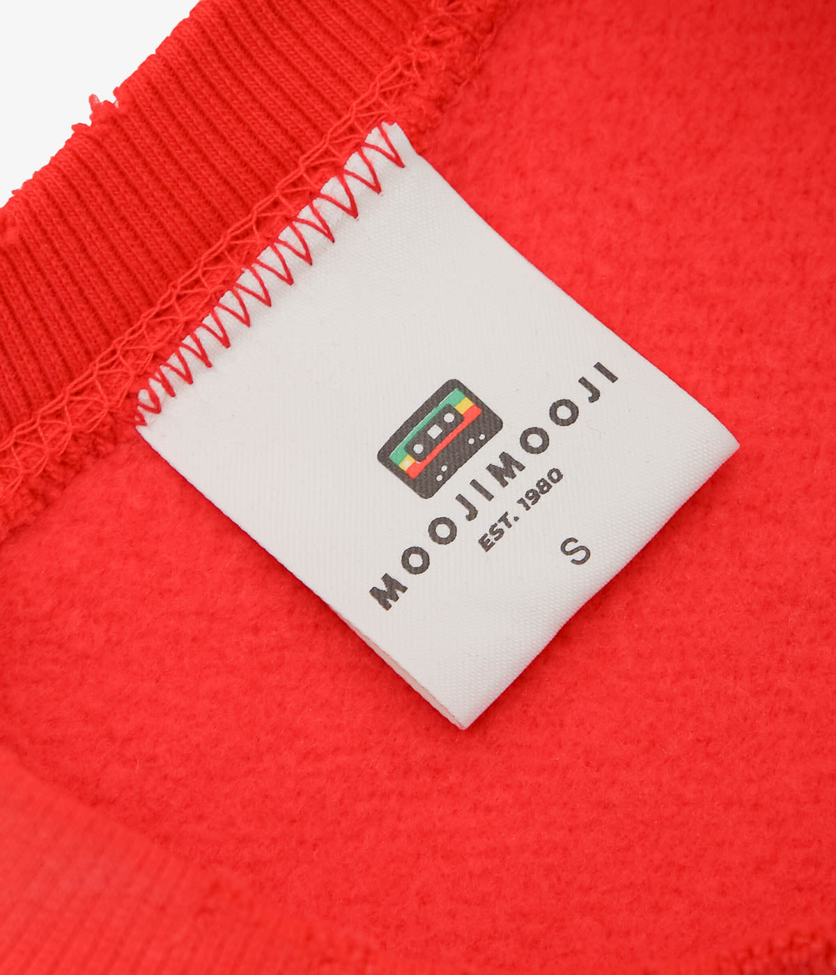 MOOJI MOOJI ''CLASSIC CREWNECK AGED'' (RED)