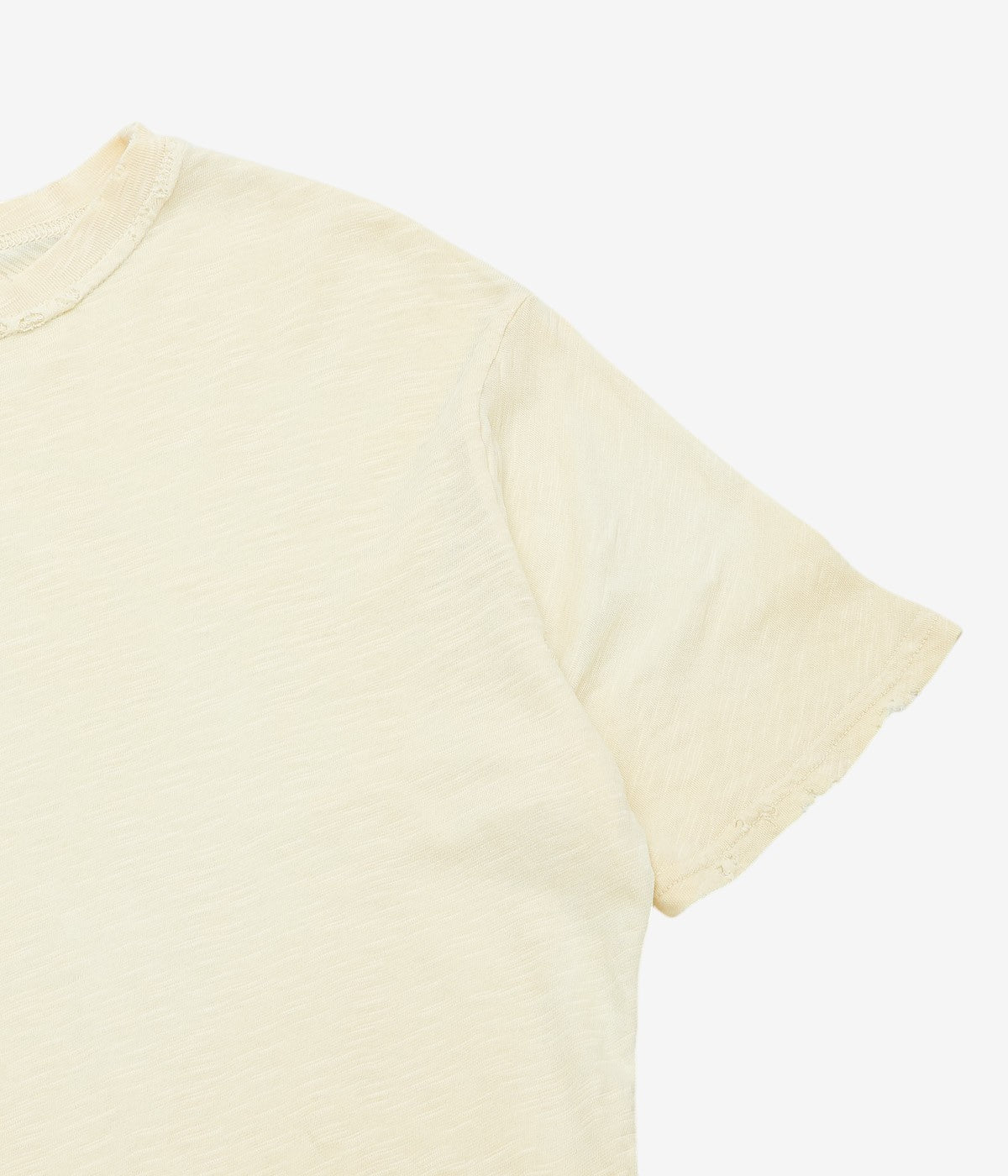 MOOJI MOOJI ''EVERYDAY SLUB T-SHIRTS VINTAGE'' (YELLOW)