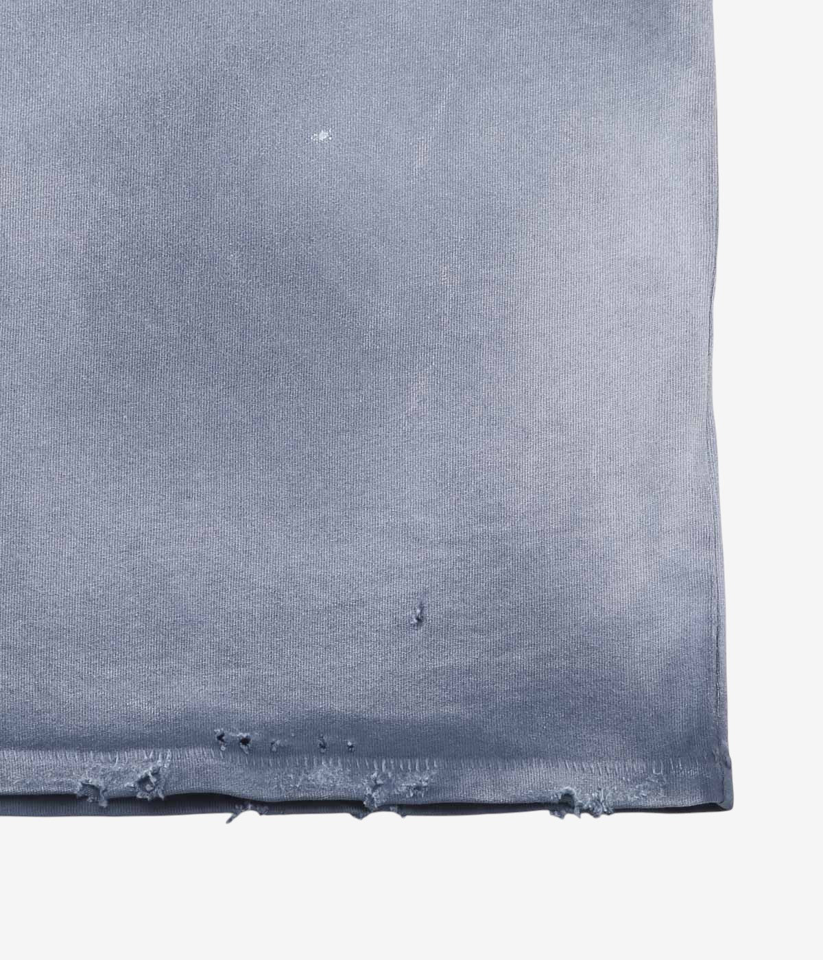 MOOJI MOOJI ''OS CROP T-SHIRTS AGED HEAVY'' (INDIGO)