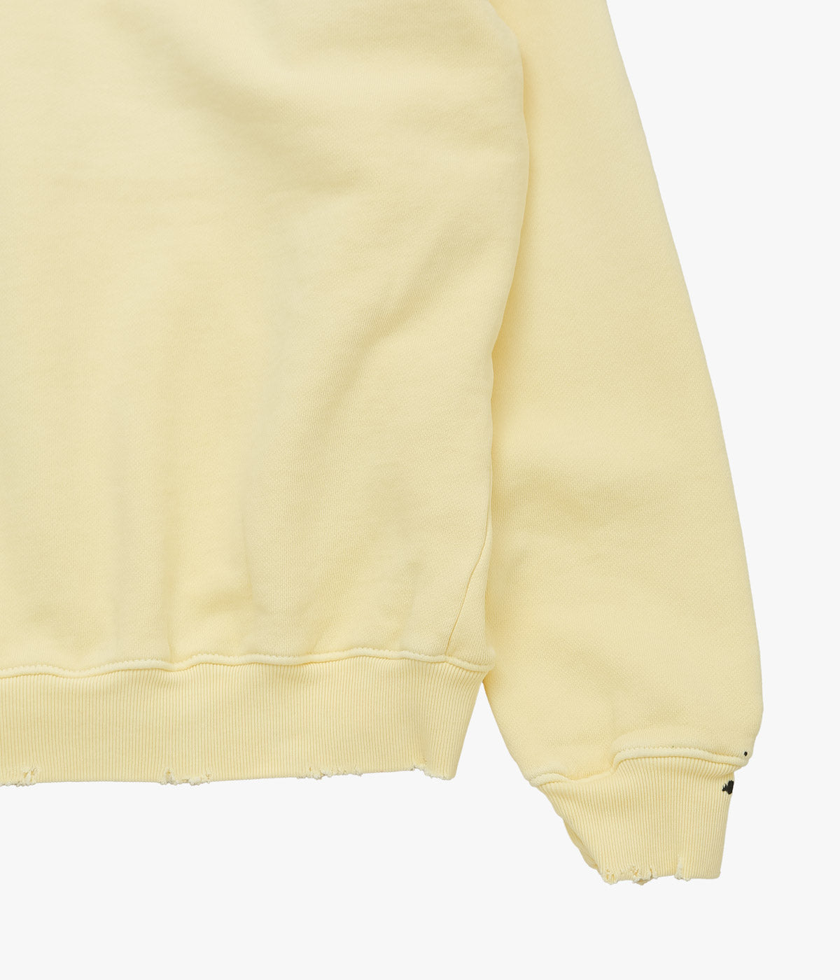 MOOJI MOOJI ''OVERSIZE ZIP UP HOODIE STREET'' (BUTTER YELLOW)