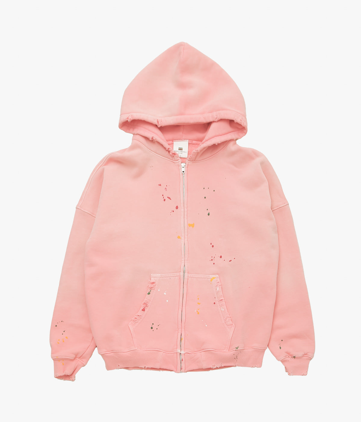 MOOJI MOOJI ''OVERSIZE ZIP UP HOODIE STREET ''(NEW PINK)