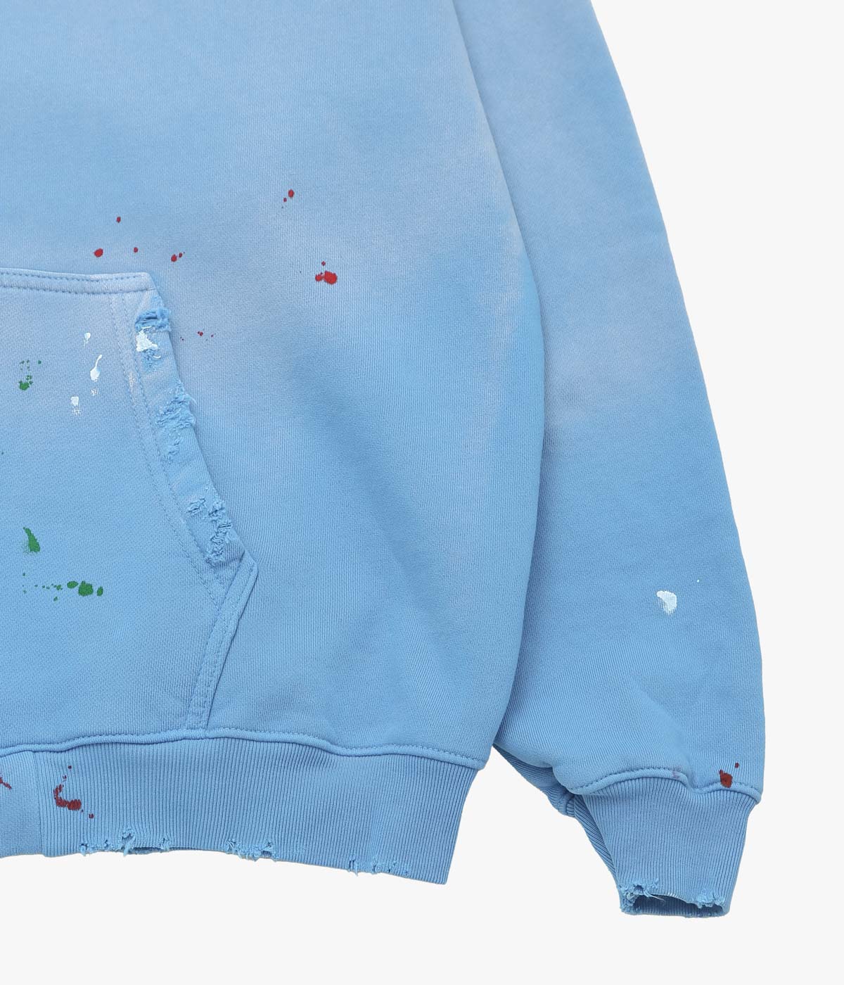 MOOJI MOOJI ''OVERSIZE ZIP UP HOODIE STREET'' (POWER BLUE)