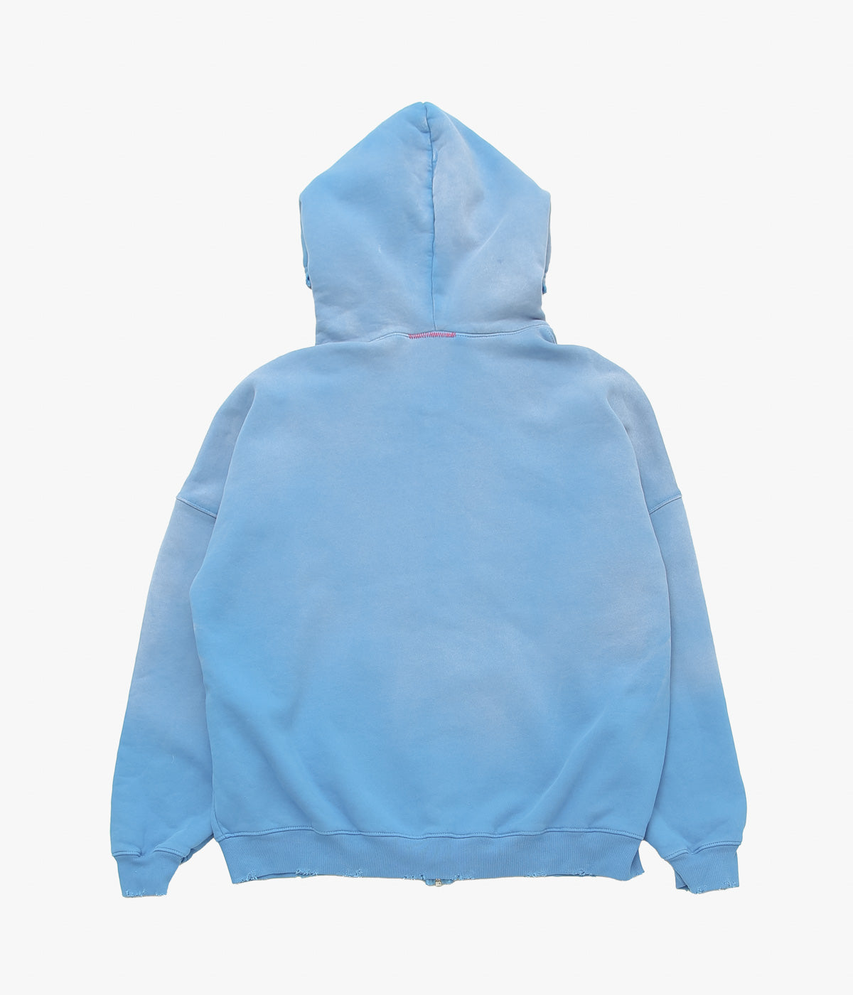 MOOJI MOOJI ''OVERSIZE ZIP UP HOODIE STREET'' (POWER BLUE)