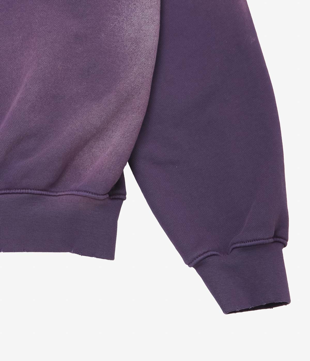 MOOJI MOOJI ''OVERSIZE ZIP UP HOODIE AGED'' (PURPLE)
