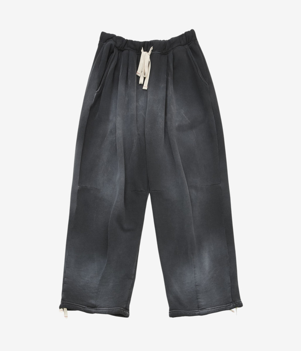 MOOJI MOOJI ''SWEAT 04 PANTS AGED'' (BLACK)