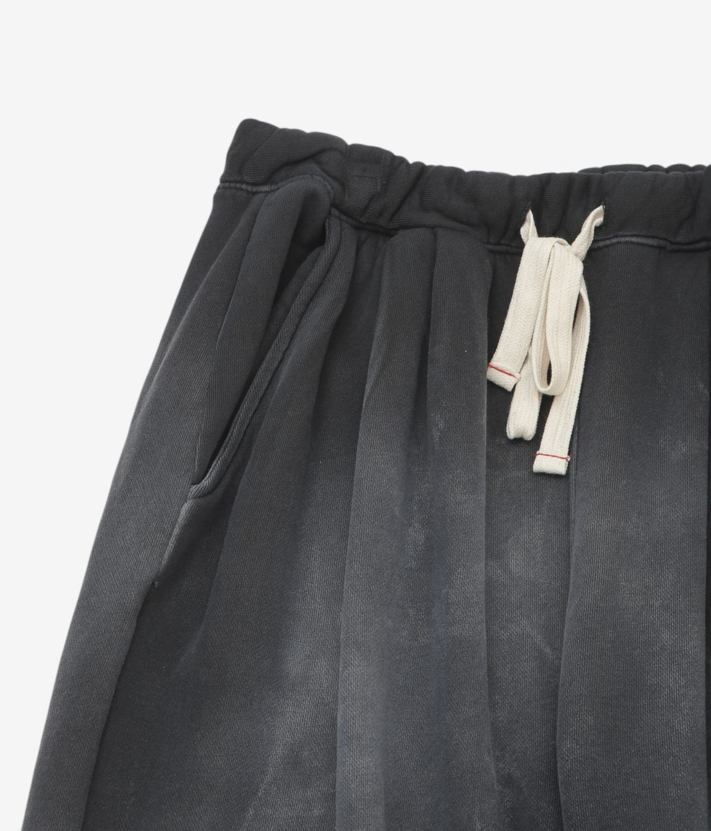 MOOJI MOOJI ''SWEAT 04 PANTS AGED'' (BLACK)
