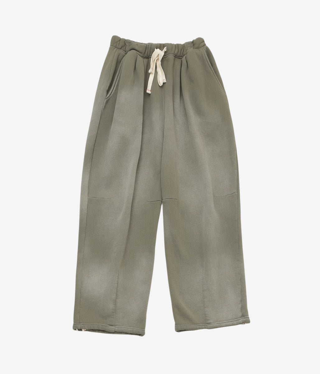 MOOJI MOOJI ''SWEAT 04 PANTS AGED'' (OLIVE GREEN)