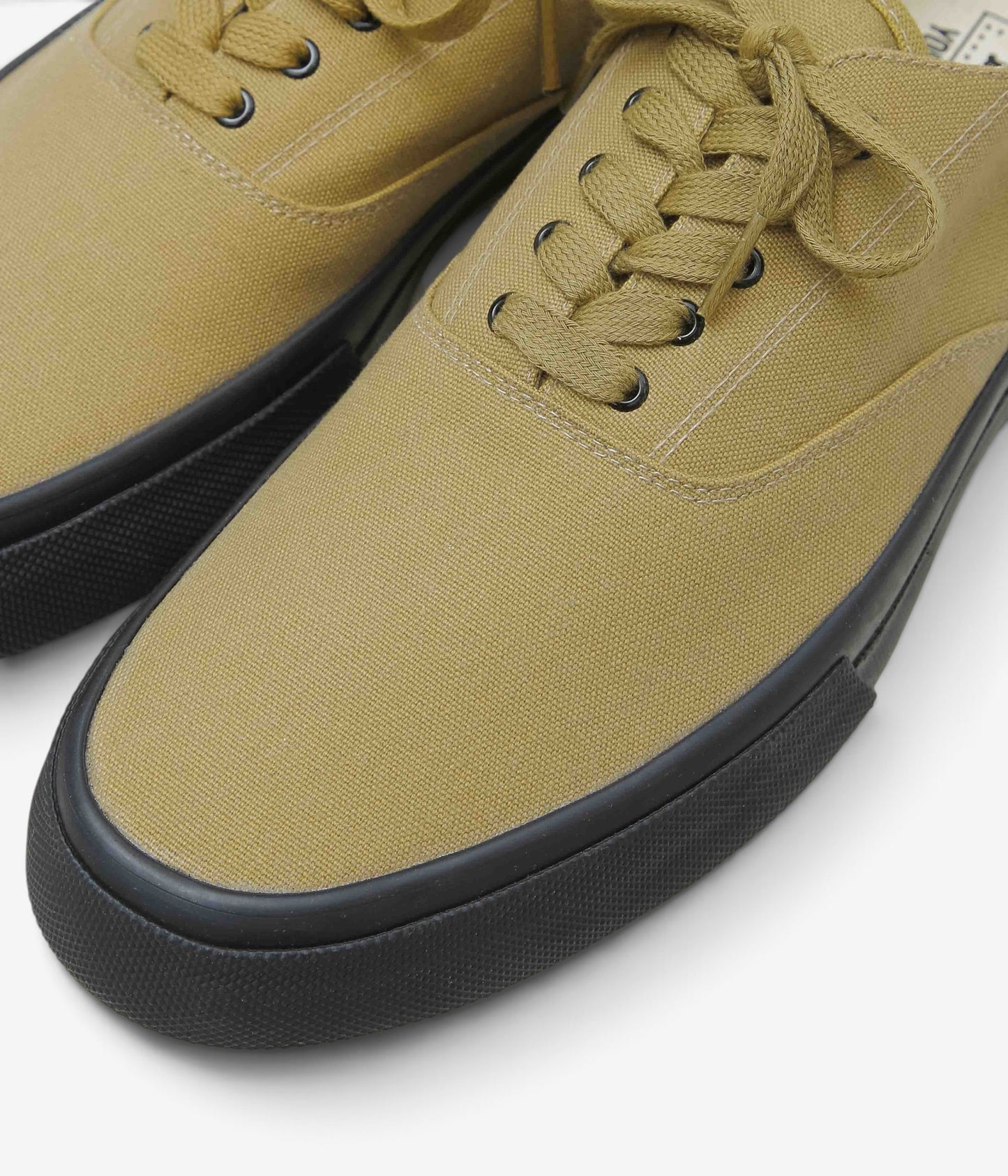 MR.FLIKS ''REDONDO CANVAS SNEAKERS'' (MILITARY BLACK SOLE)
