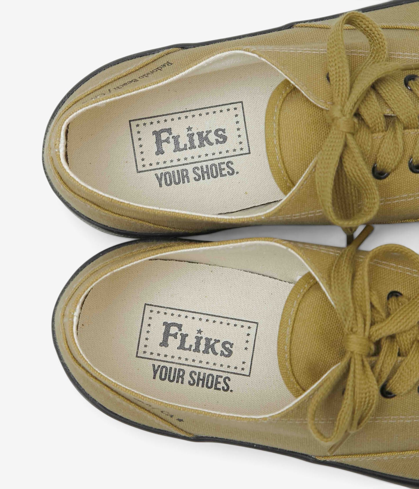 MR.FLIKS ''REDONDO CANVAS SNEAKERS'' (MILITARY BLACK SOLE)