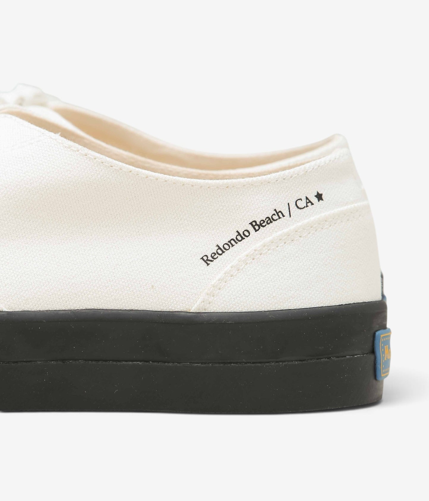 MR.FLIKS ''REDONDO CANVAS SNEAKERS'' (WHITE BLACK SOLE)