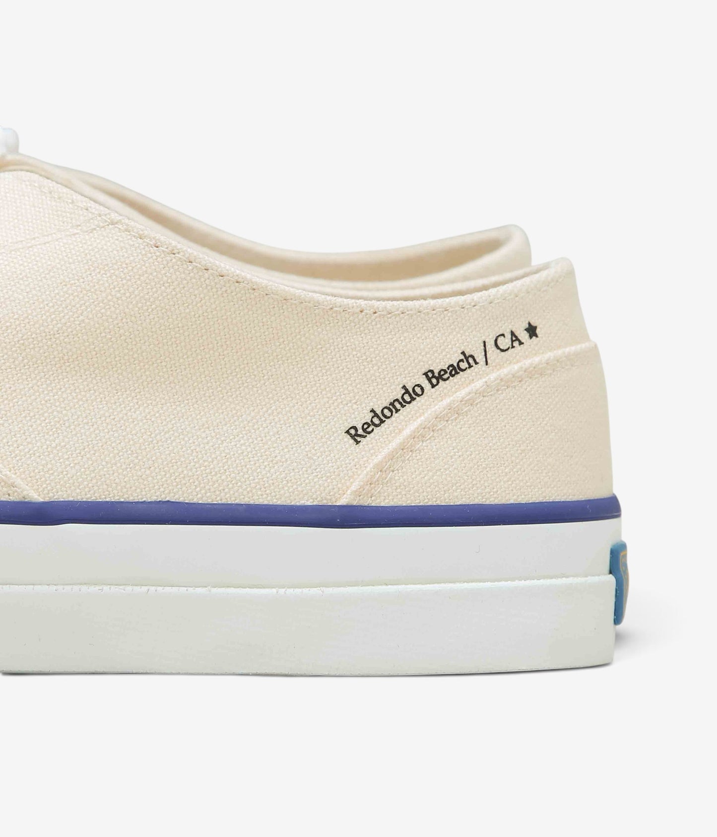 MR.FLIKS ''REDONDO CANVAS SNEAKERS'' (WHITE LINE BLUE)