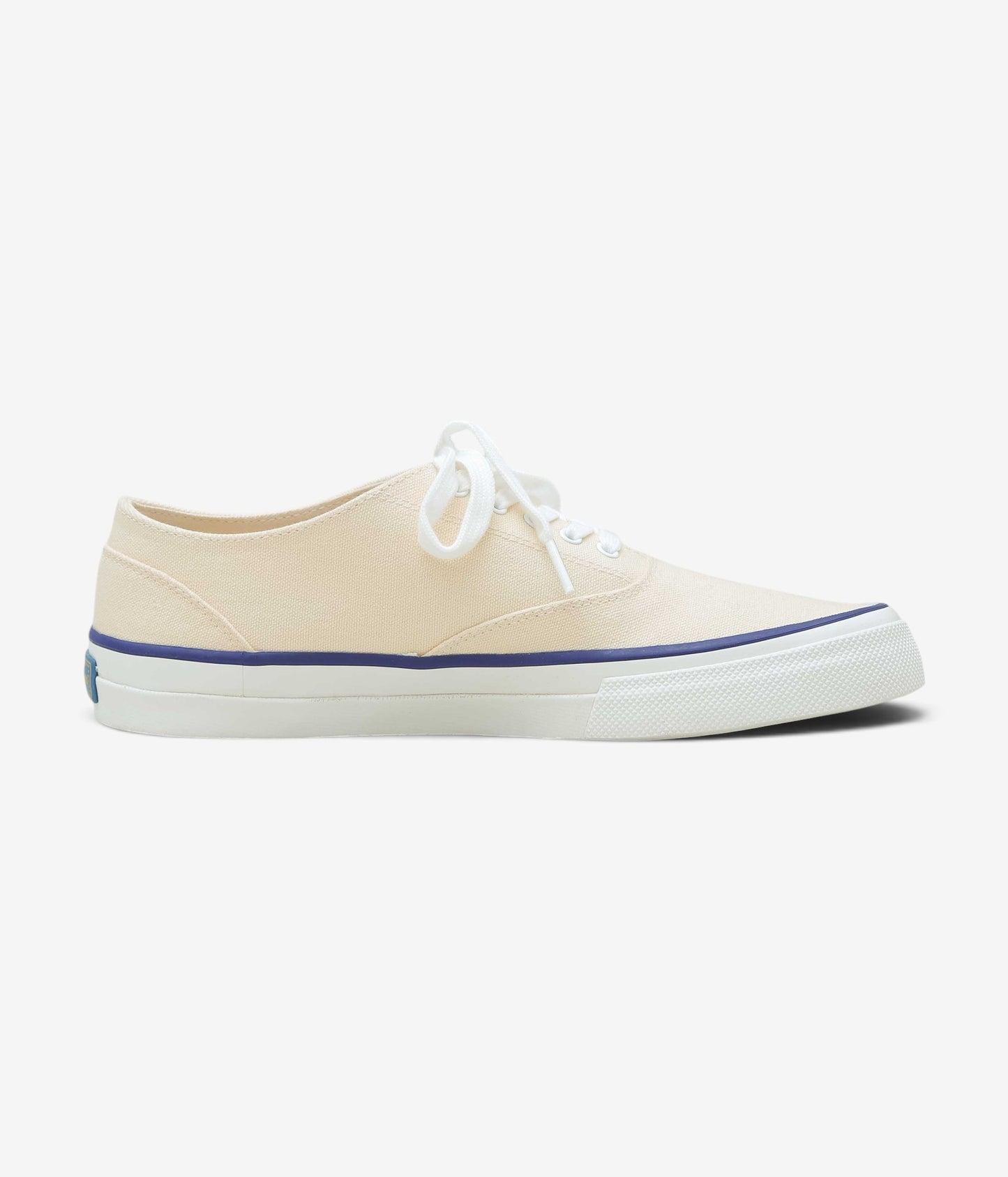 MR.FLIKS ''REDONDO CANVAS SNEAKERS'' (WHITE LINE BLUE)