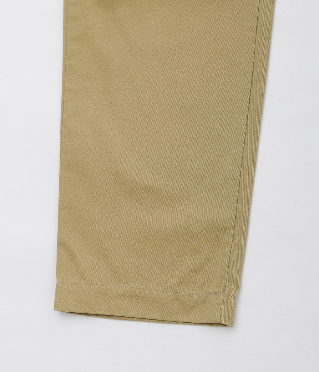 NANAMICA ''WIDE STRAIGHT CHINO PANTS'' (TAN)