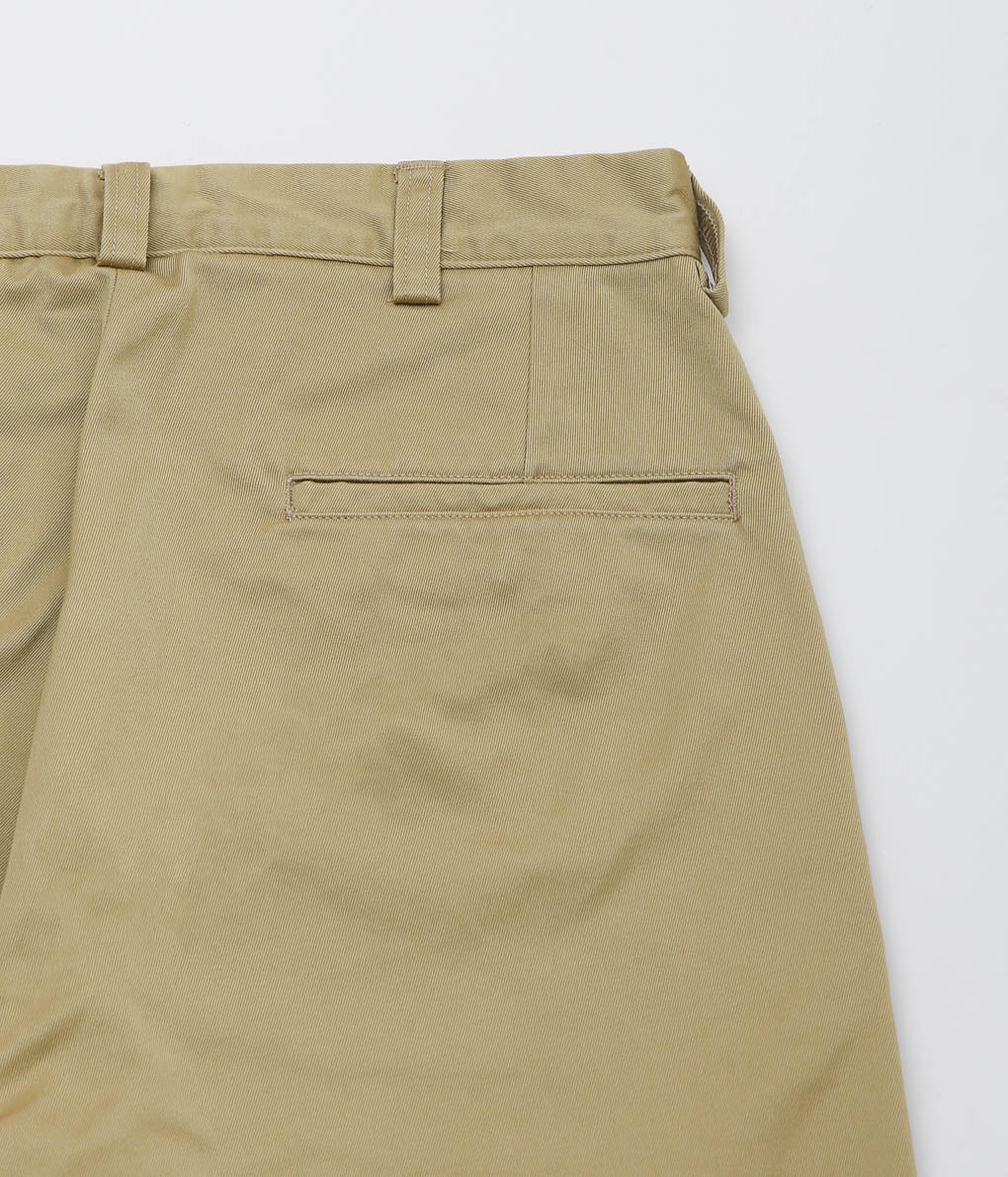 NANAMICA ''WIDE STRAIGHT CHINO PANTS''(TAN)