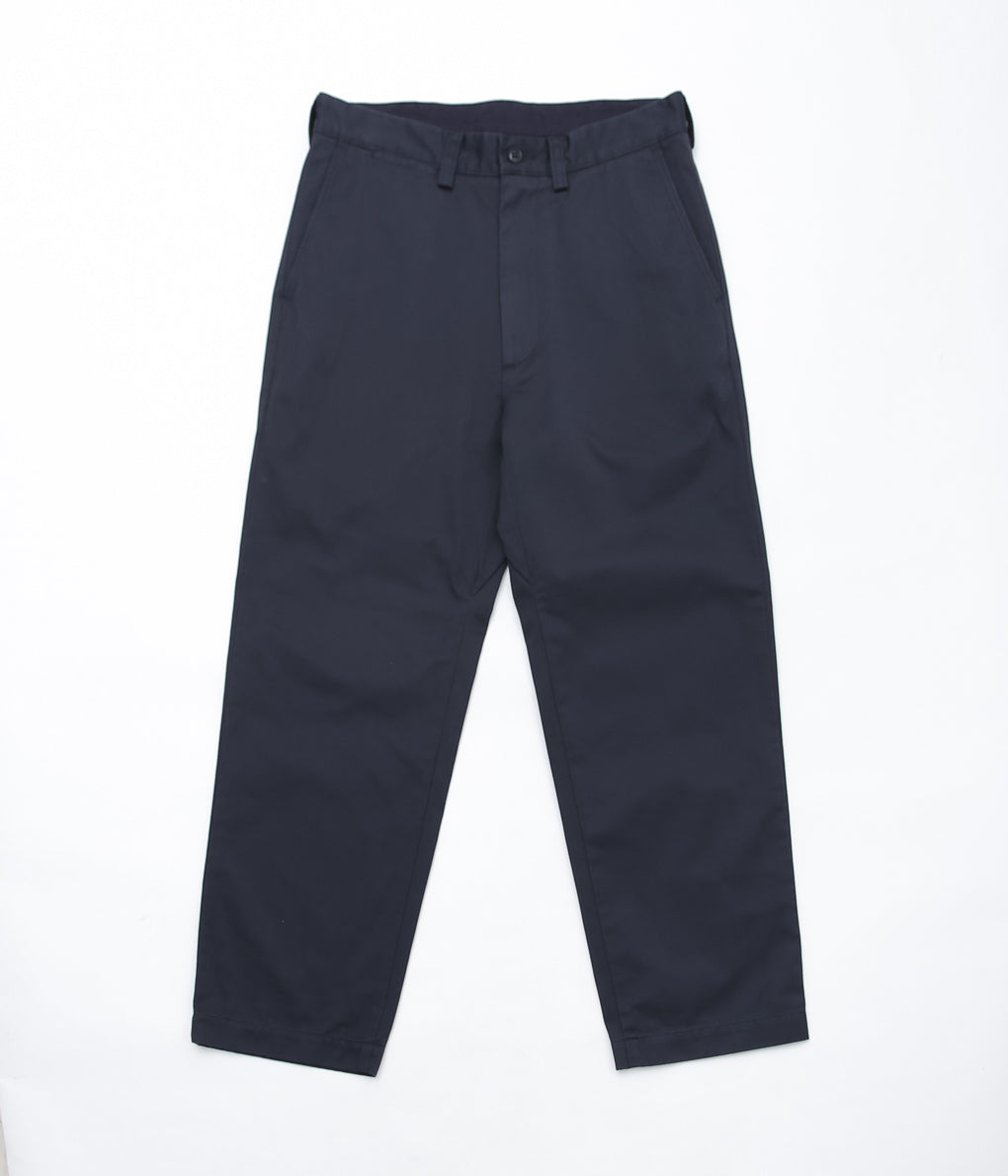 NANAMICA "WIDE STRAIGHT CHINO PANTS"(NAVY)