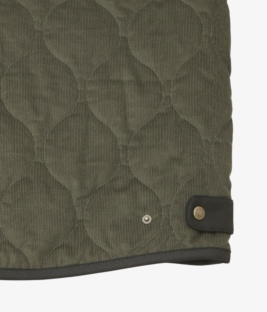 NICHOLAS DALEY ''LAVENHAM RIOT GILET'' (OLIVE CORDUROY)