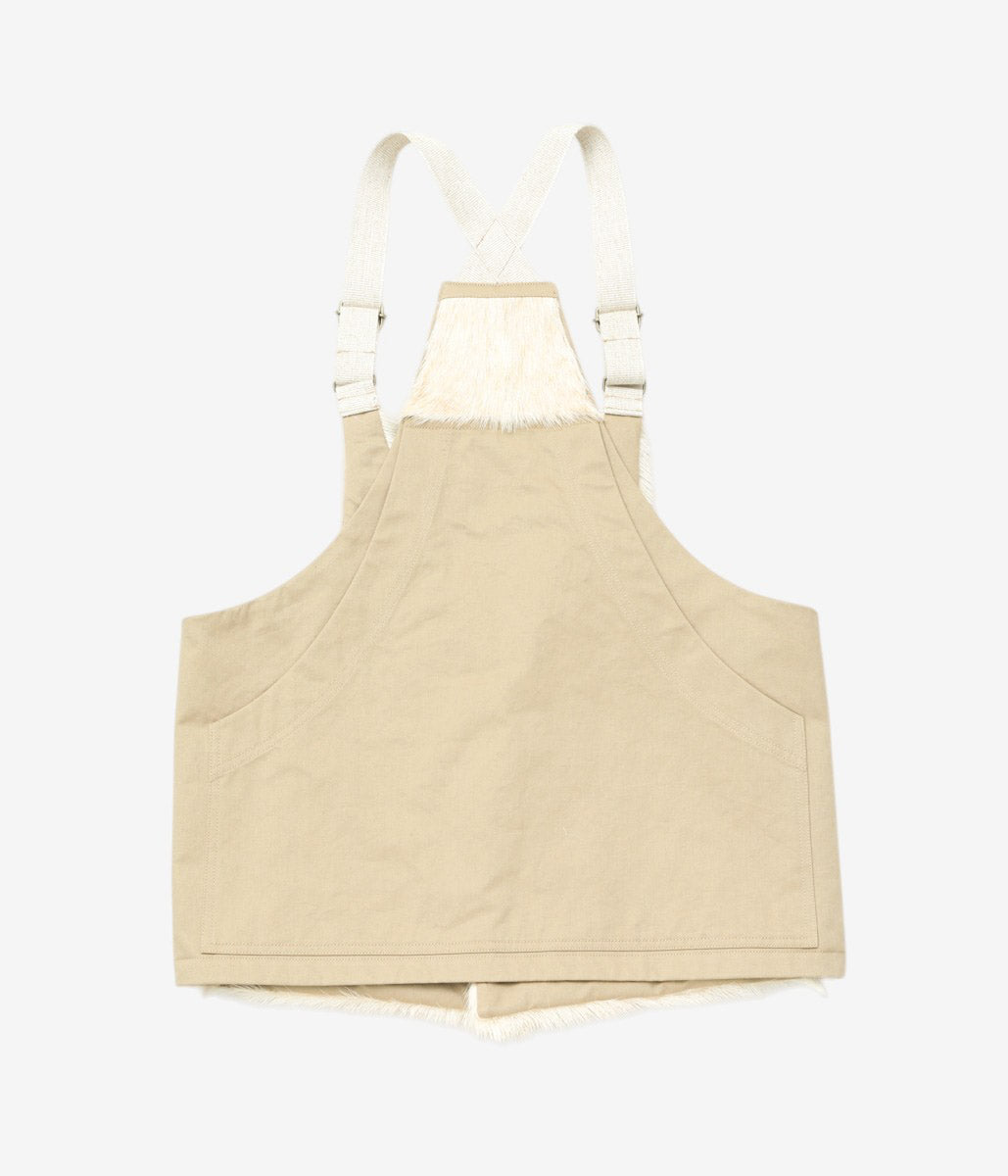 NOMAT ''CASHMERE FAR VEST'' (WHITE MOCHA)