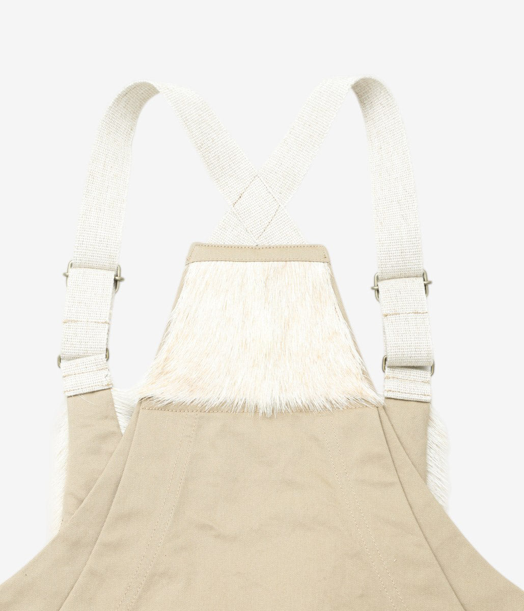 NOMAT ''CASHMERE FAR VEST'' (WHITE MOCHA)