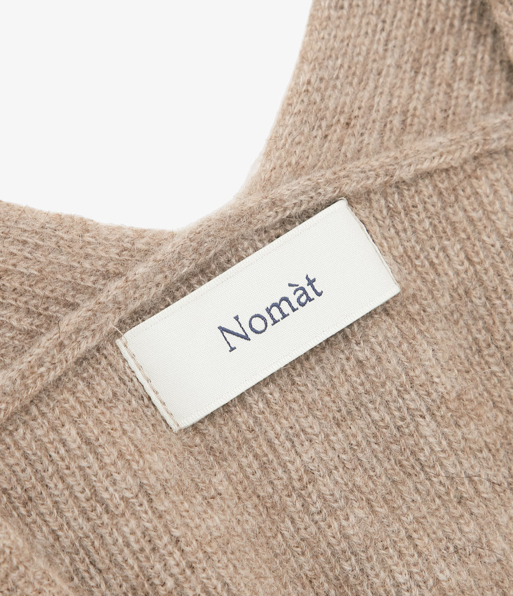 NOMAT ''캐시미어 V-스웨터'' (베이지)