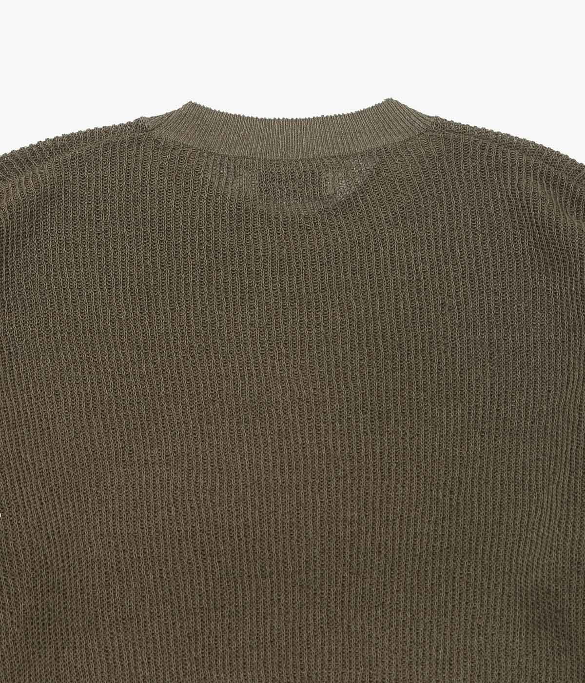 NOMAT "CREW NECK KNIT" (KHAKI)