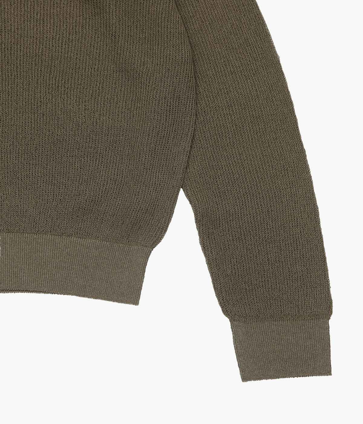 NOMAT "CREW NECK KNIT" (KHAKI)