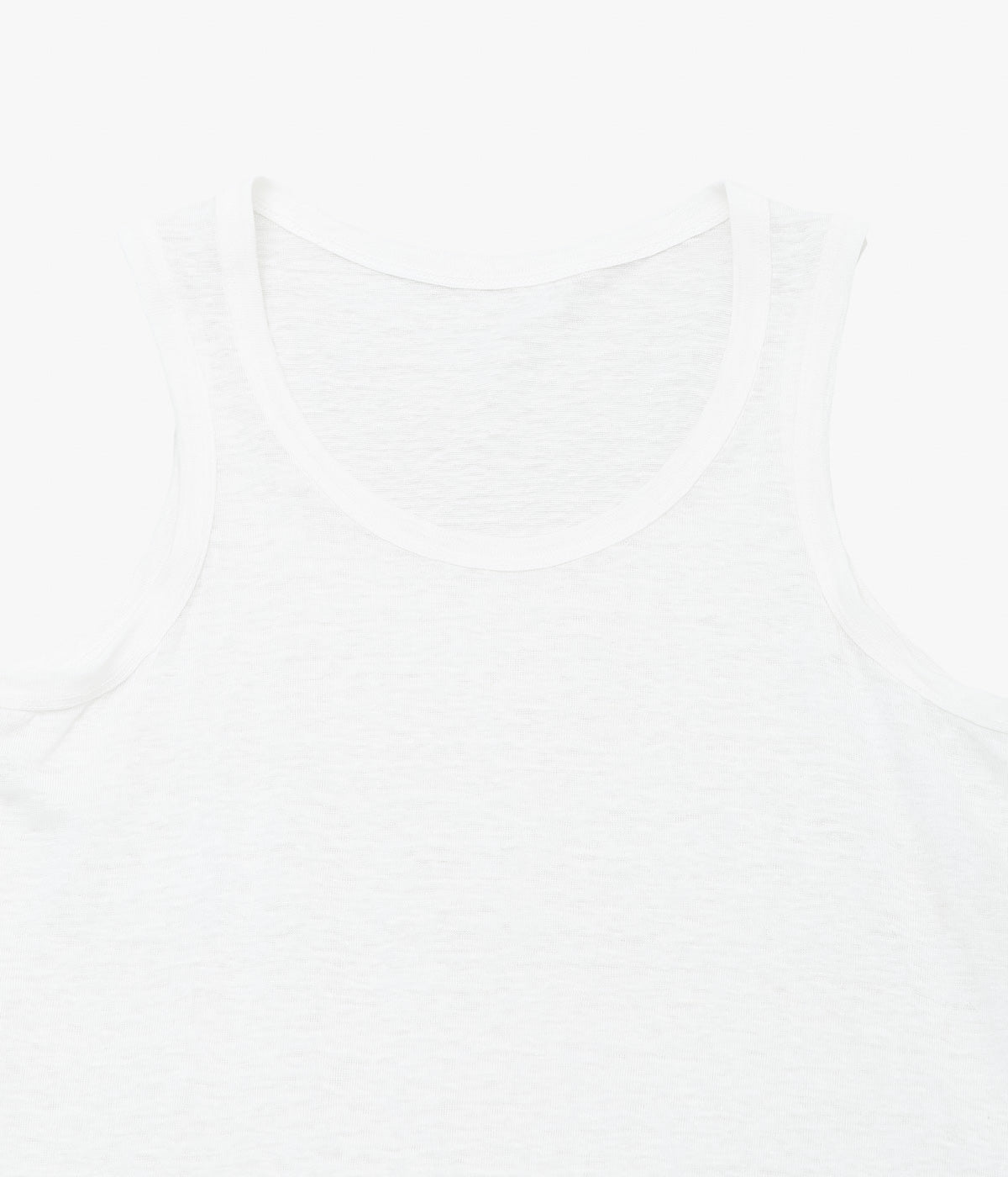 NOMAT ''CREW NECK TANK'' (WHITE)