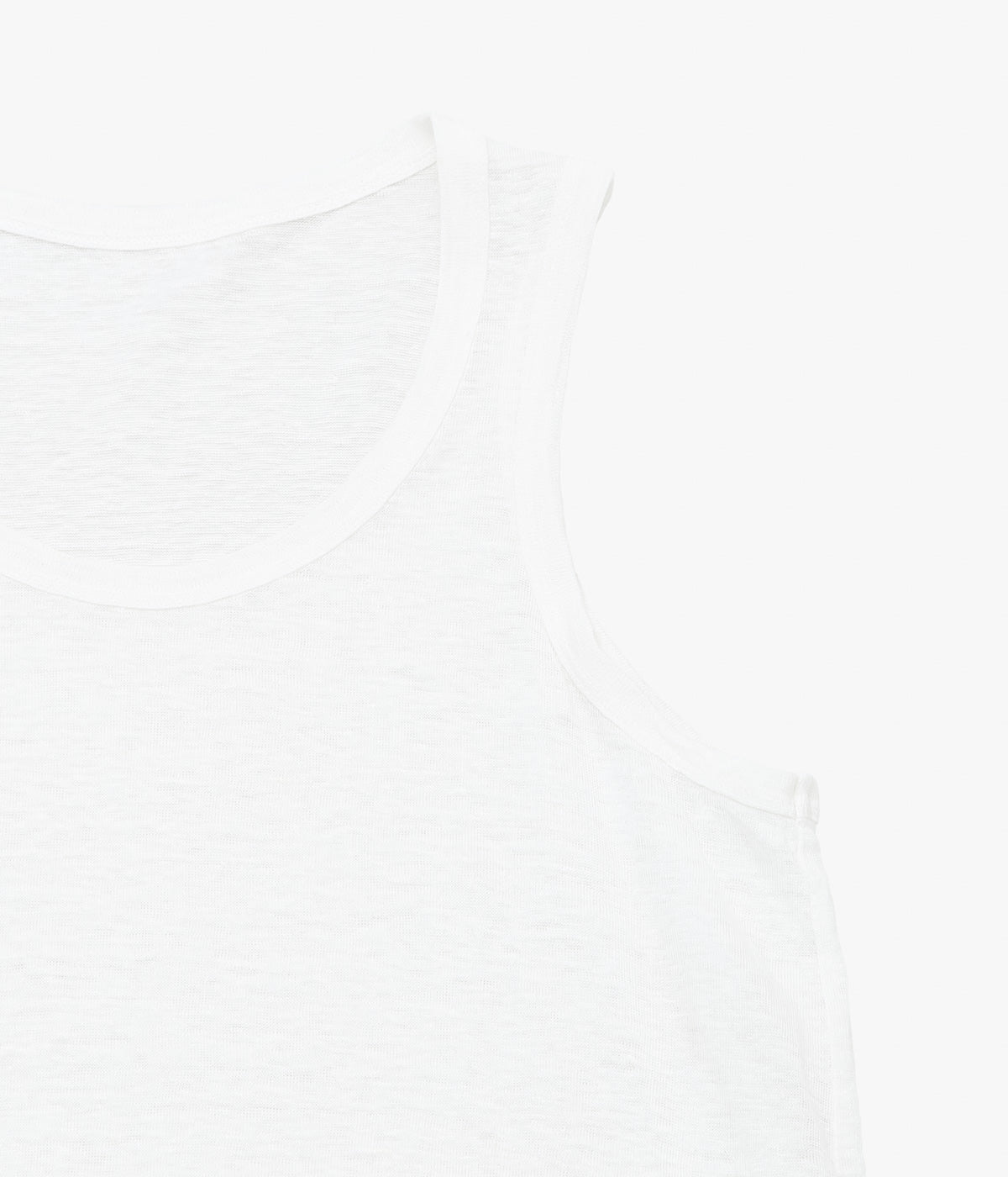 NOMAT ''CREW NECK TANK'' (WHITE)