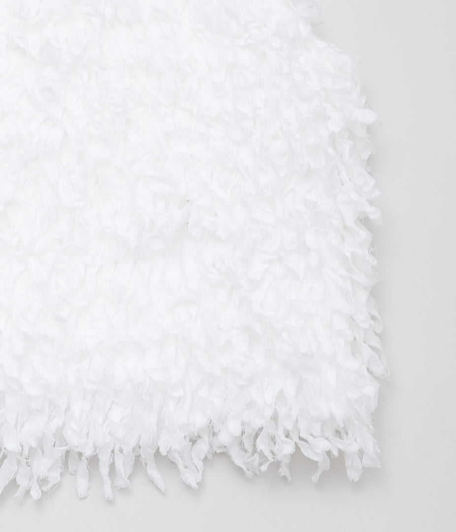 NOMAT ''FRINGE VEST'' (WHITE)