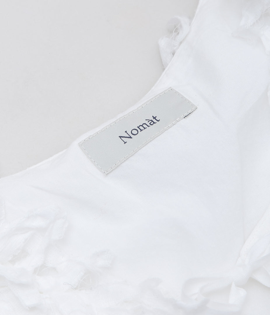 NOMAT ''FRINGE VEST'' (WHITE)