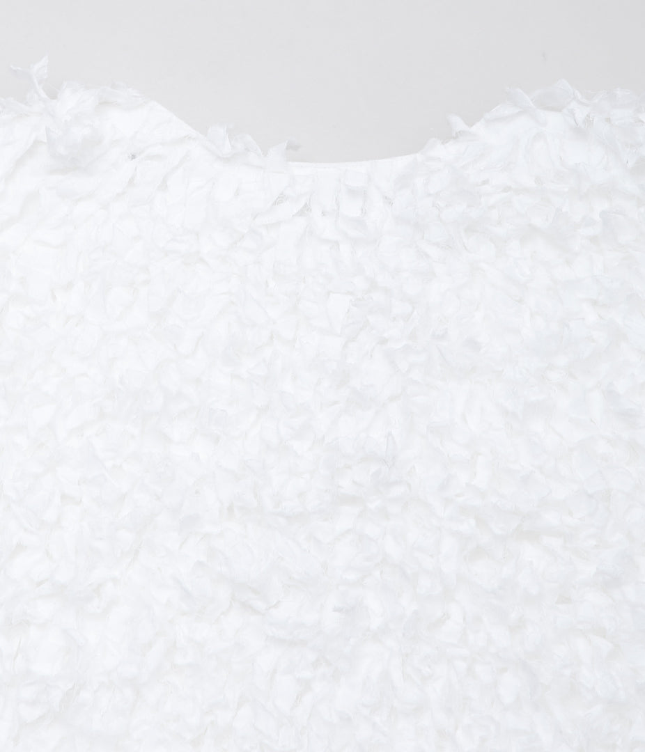NOMAT ''FRINGE VEST'' (WHITE)