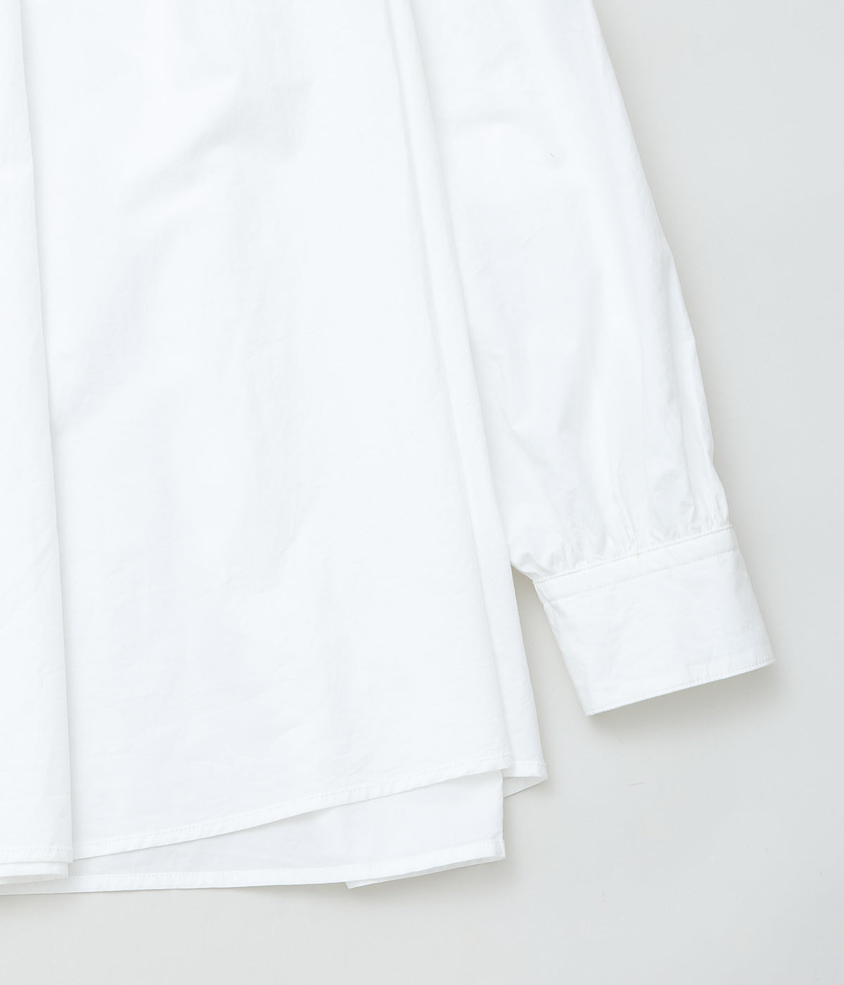 NOMAT ''GATHERED SHIRT'' (WHITE)