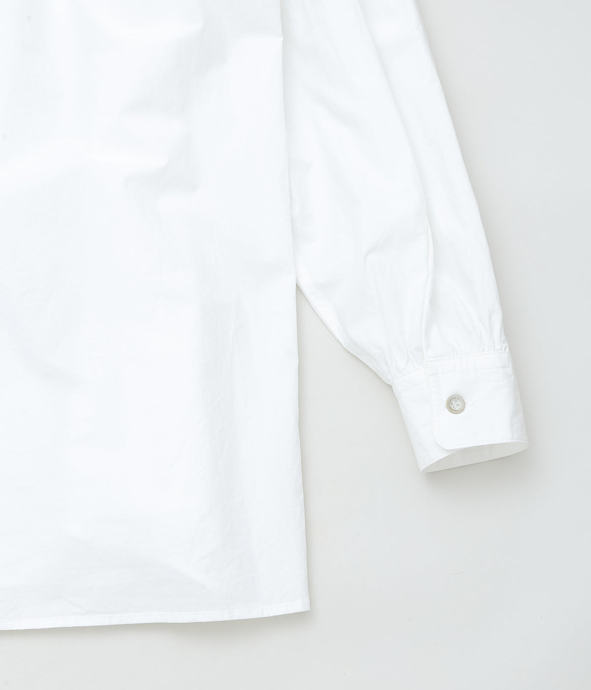NOMAT ''GATHERED SHIRT'' (WHITE)