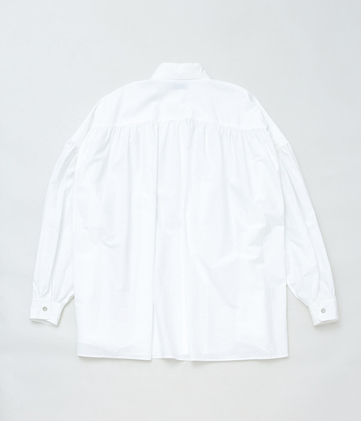 NOMAT ''GATHERED SHIRT'' (WHITE)