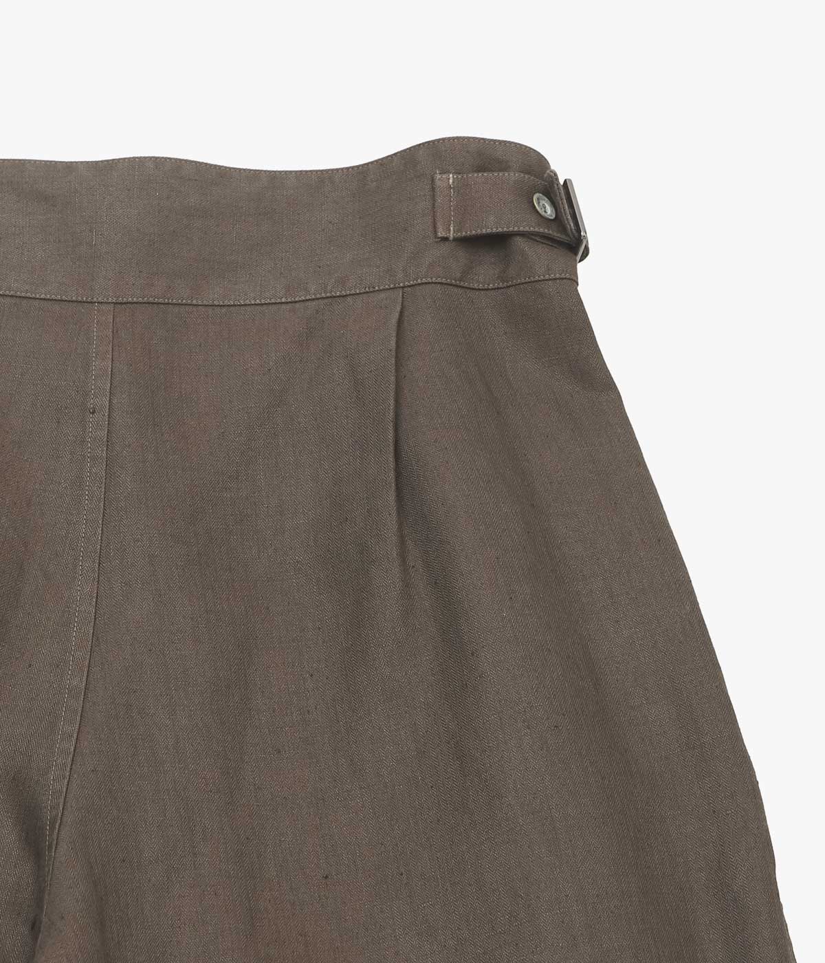 NOMAT ''GURKHA SHORT PT / HERRINGBONE'' (BROWN)