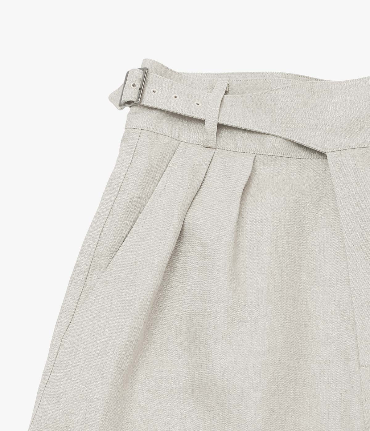 NOMAT ''GURKHA SHORT PT / HERRINGBONE'' (ECRU)