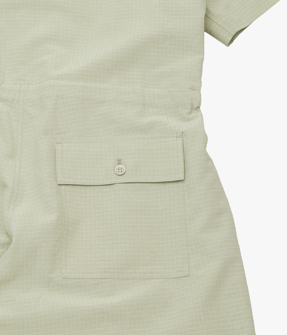 NOMAT ''JUMPSUIT / SILK COTTON RIPSTOP'' (MISTGREEN)