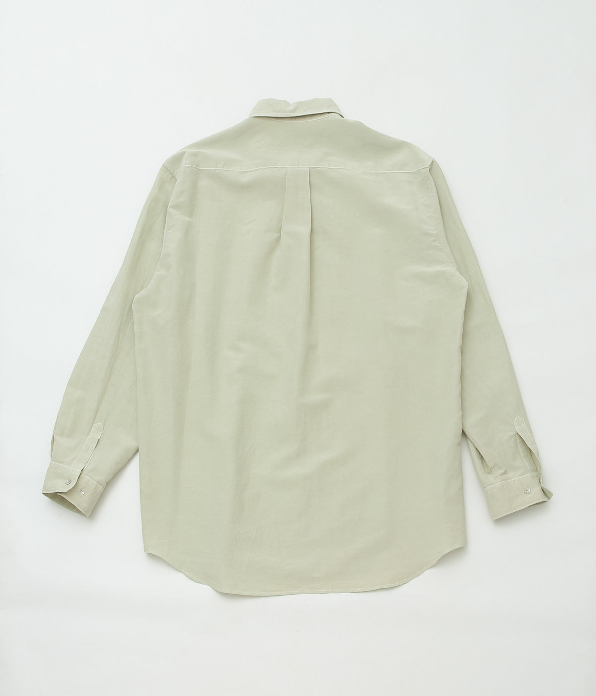NOMAT ''L/S SHIRT/SILK COTTON '' (MISTGREEN)