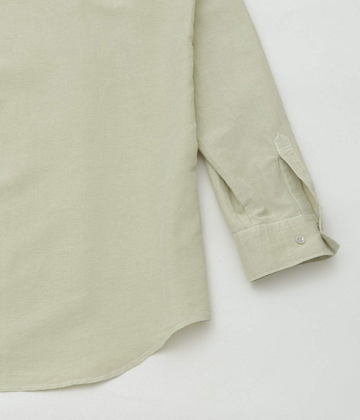 NOMAT ''L/S SHIRT/SILK COTTON '' (MISTGREEN)