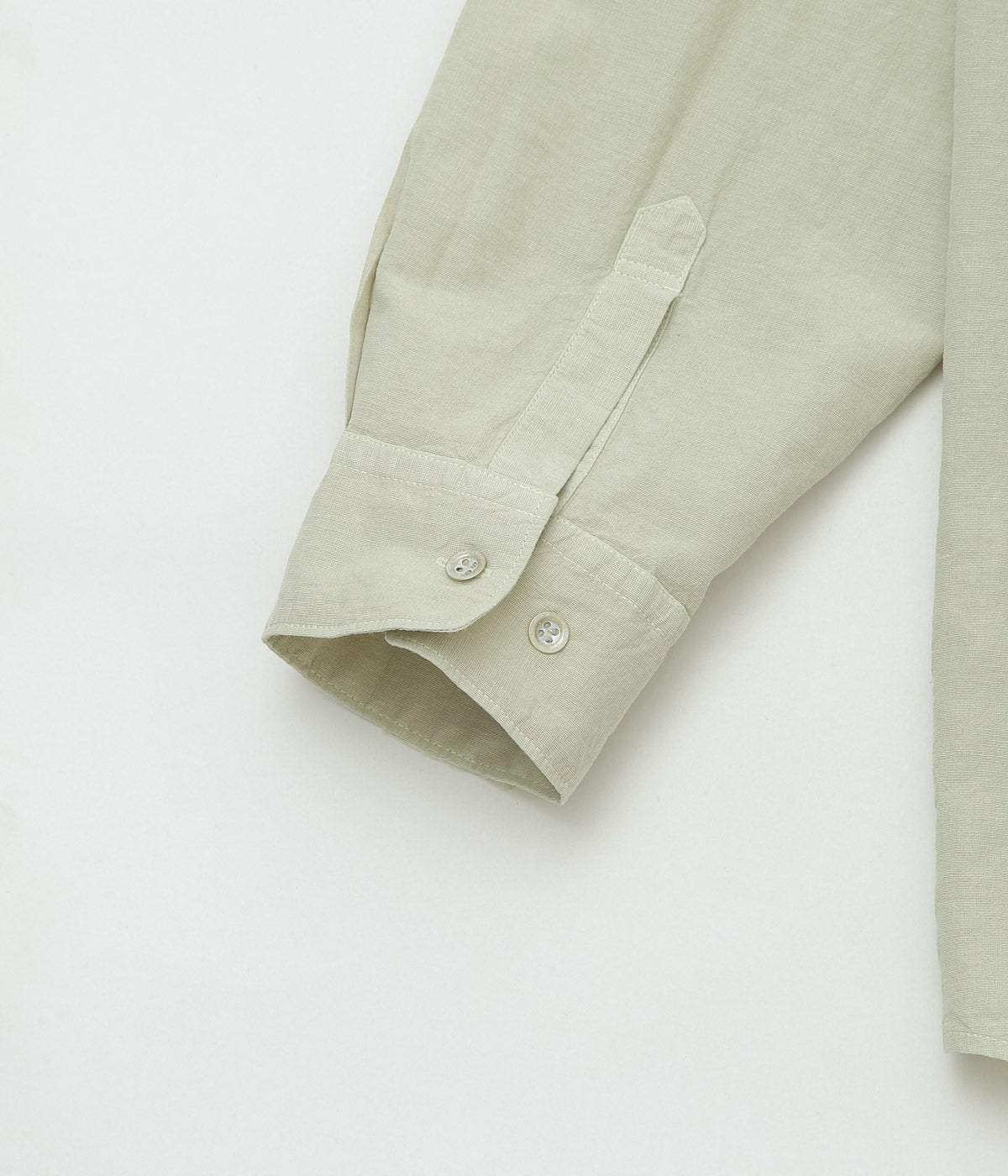 NOMAT ''L/S SHIRT/SILK COTTON '' (MISTGREEN)