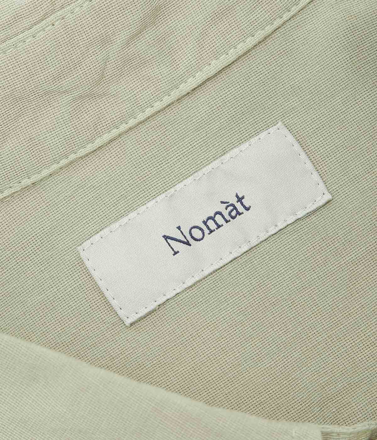 NOMAT ''L/S SHIRT/SILK COTTON '' (MISTGREEN)