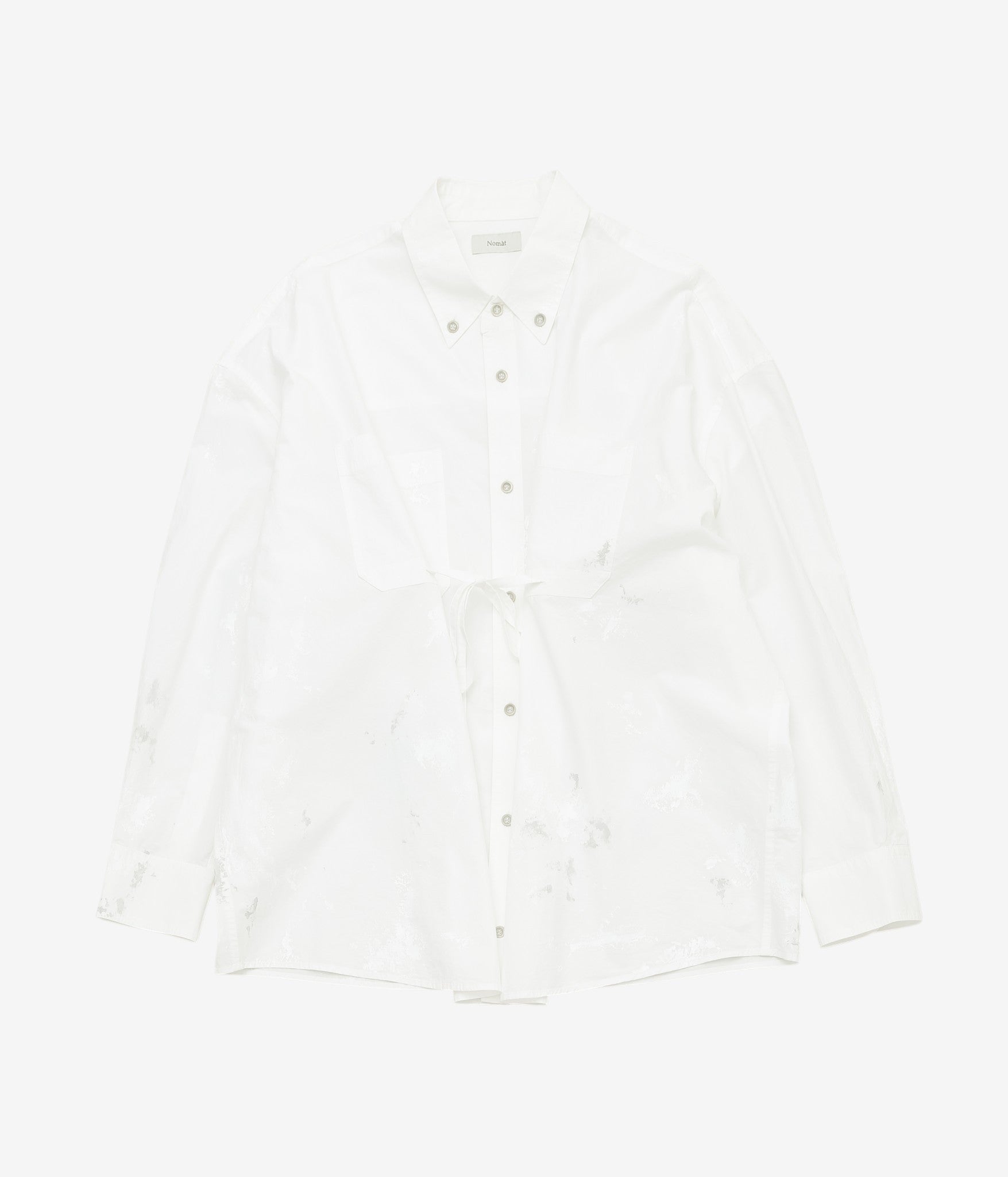 NOMAT ''PAINTED TIE SHIRT'' (PAINT WHITE) – THE STORE BY MAIDENS