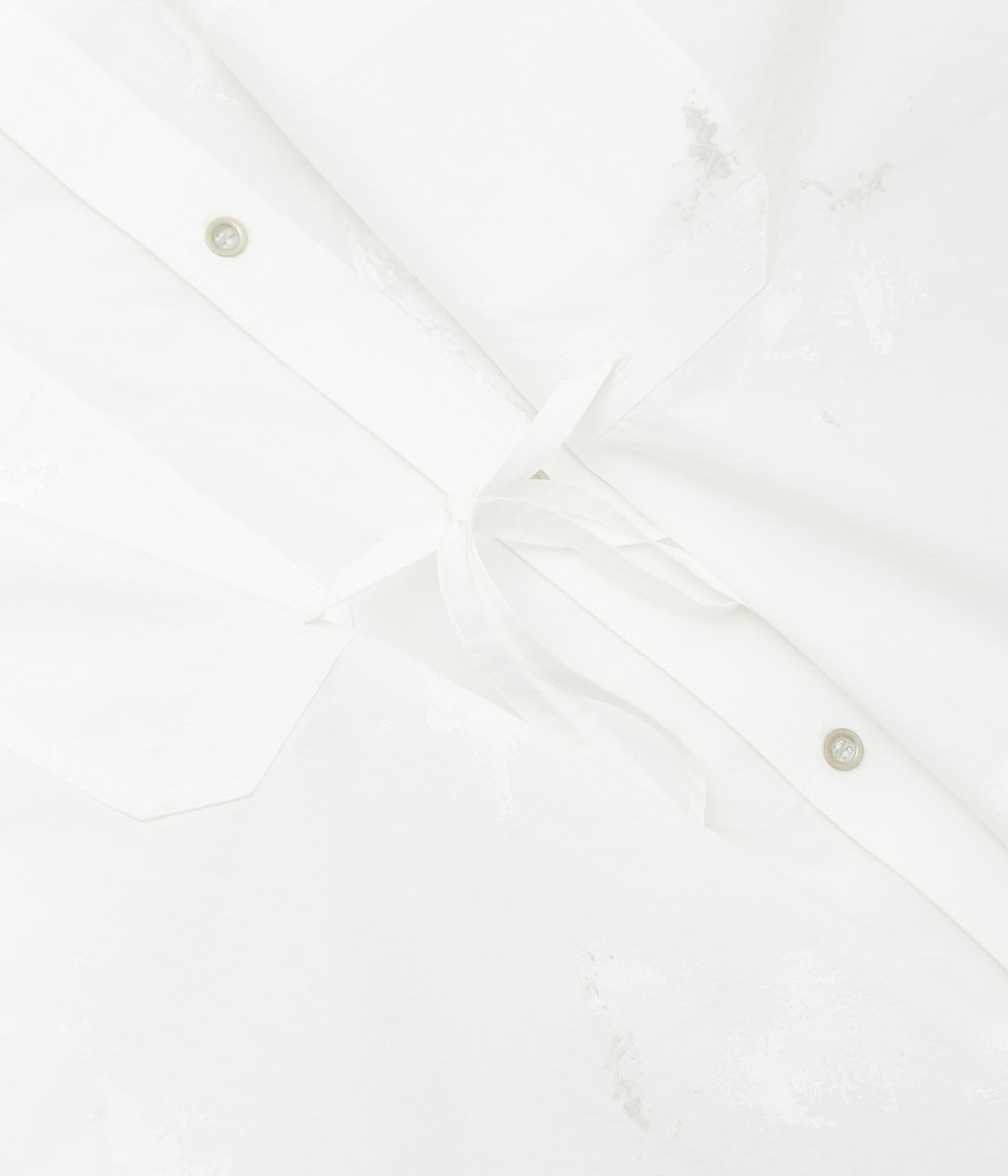 NOMAT ''PAINTED TIE SHIRT'' (PAINT WHITE)