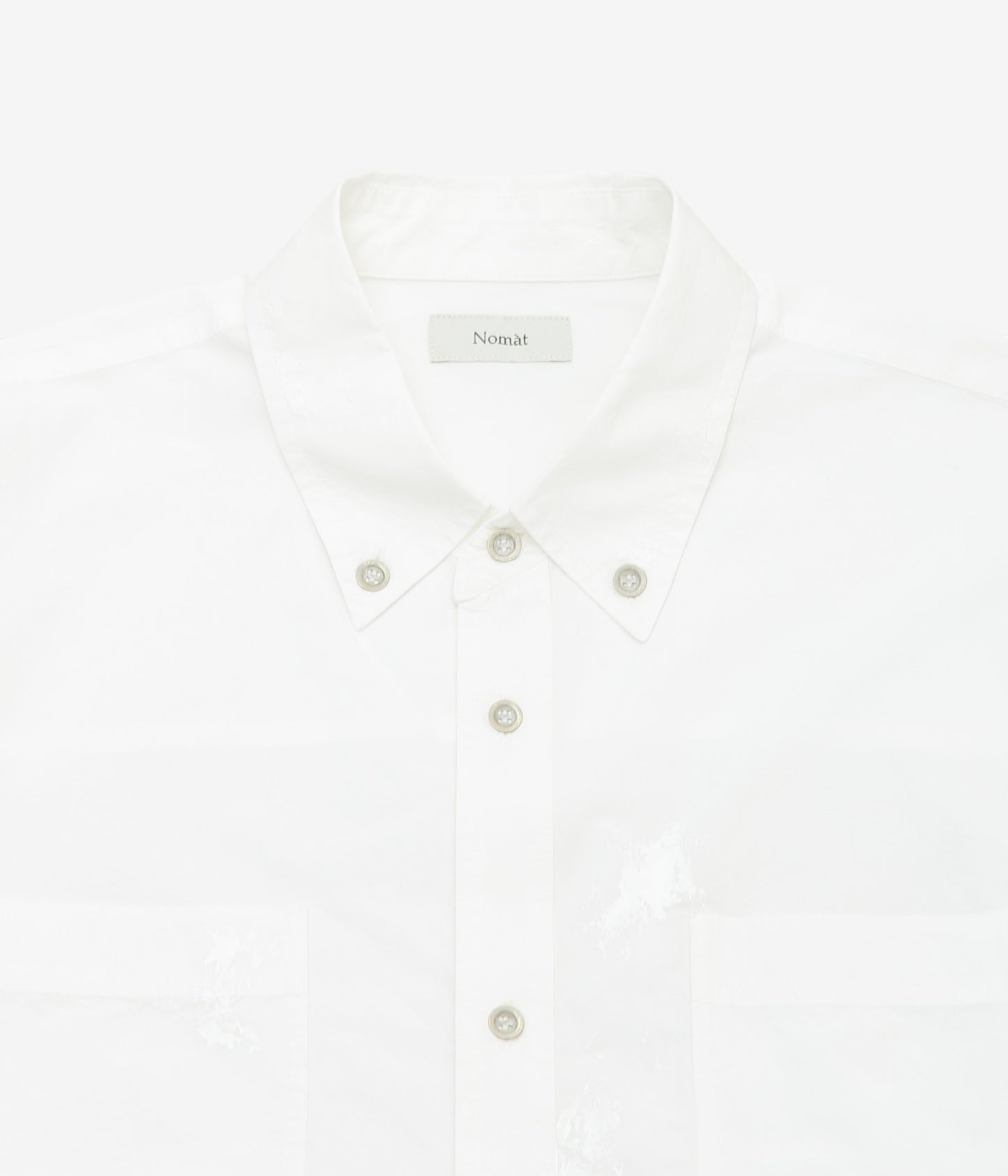 NOMAT ''PAINTED TIE SHIRT'' (PAINT WHITE)