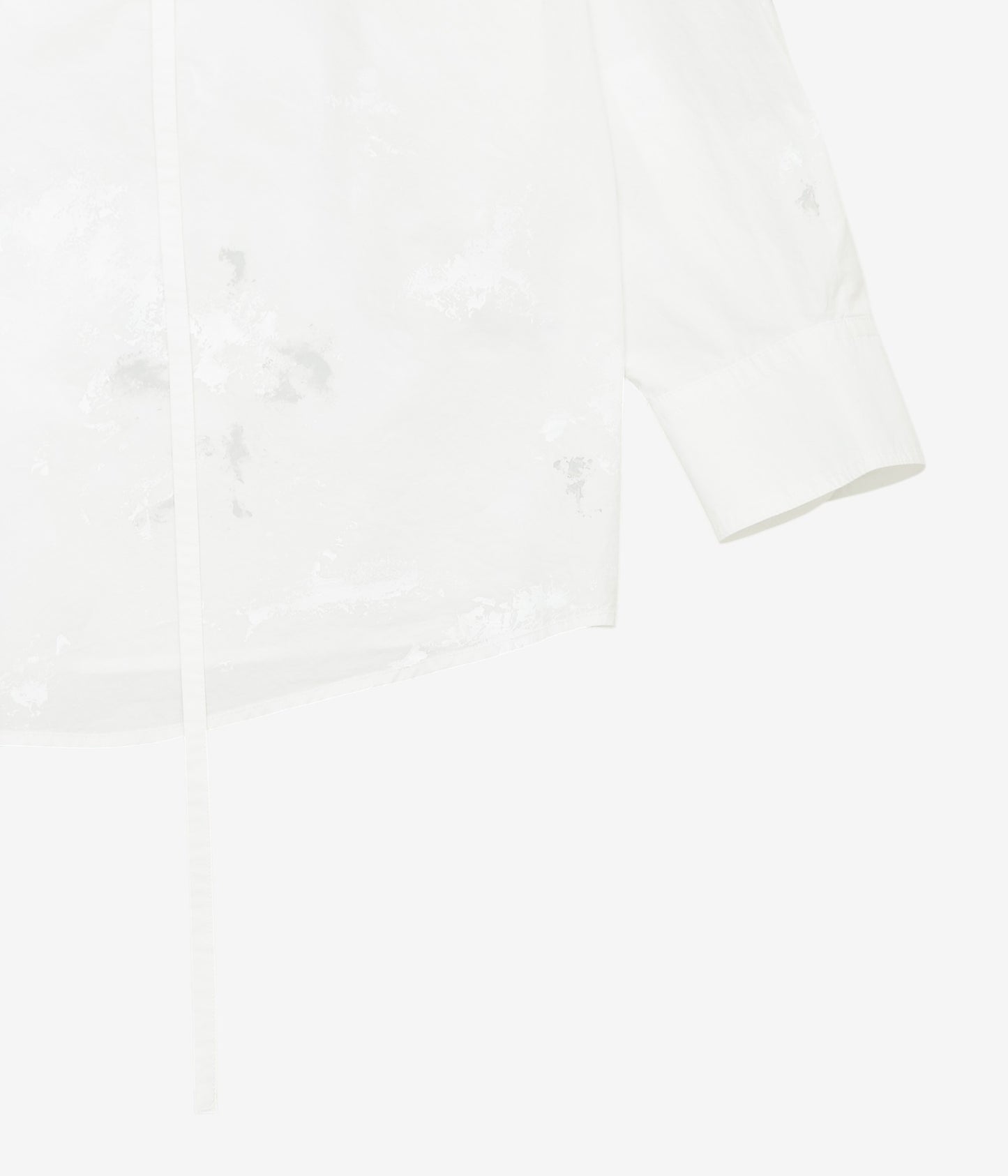 NOMAT ''PAINTED TIE SHIRT'' (PAINT WHITE)