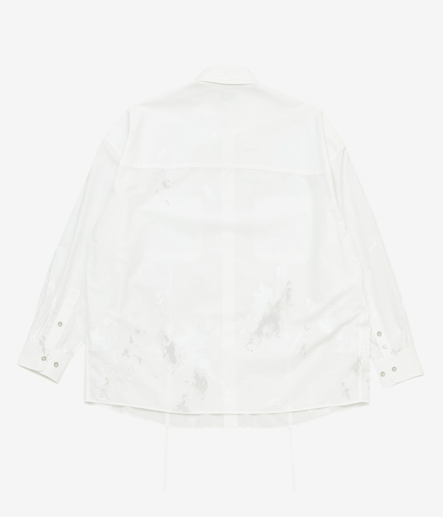 NOMAT ''PAINTED TIE SHIRT'' (PAINT WHITE)