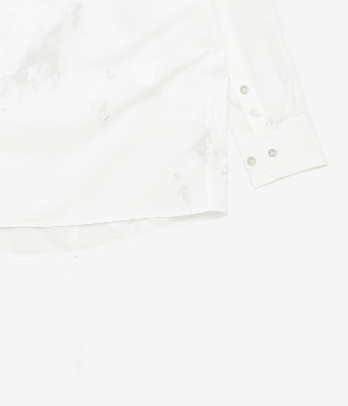 NOMAT ''PAINTED TIE SHIRT'' (PAINT WHITE)